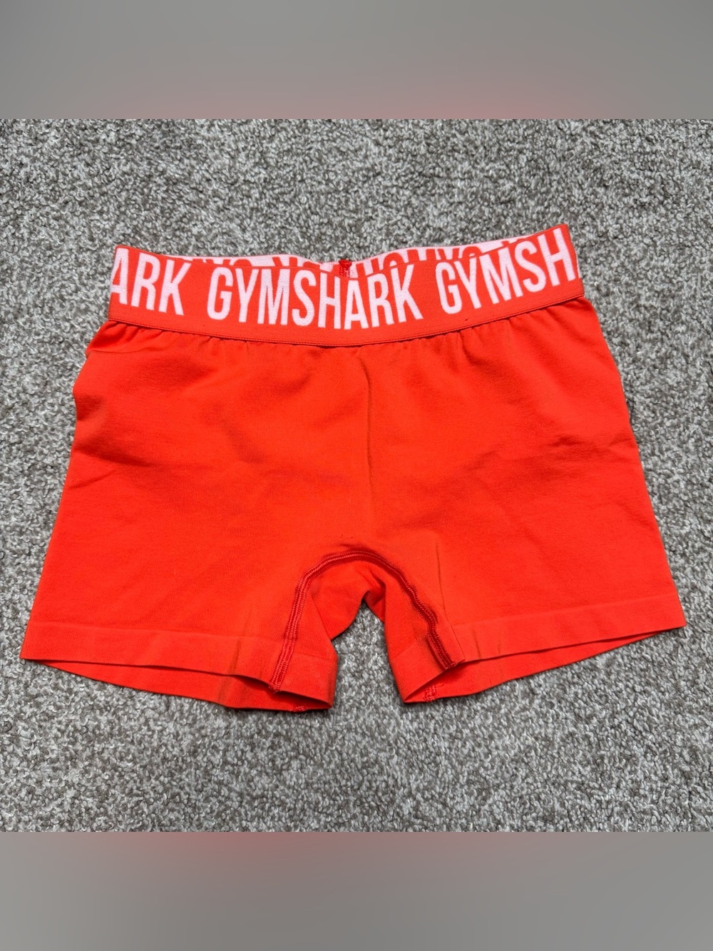 Orange gymshark short